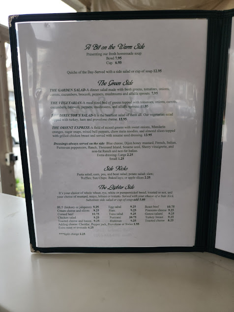 Menu Side Street Restaurant - 20