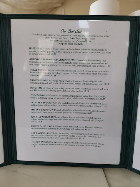 Menu Side Street Restaurant - 23