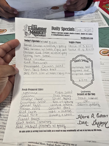 Menu State Farmers Market Restaurant - 23