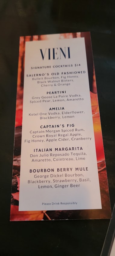 Menu Vieni Ristobar - 26