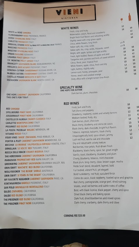 Menu Vieni Ristobar - 25
